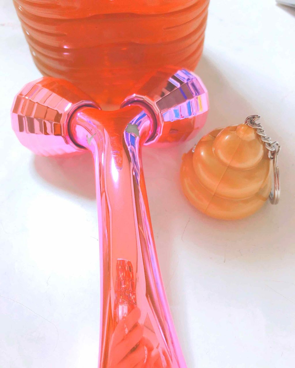 ゲルマミラーボール美容ローラーシャイン/ファイブスター/ボディローラーを使ったクチコミ(2枚目)