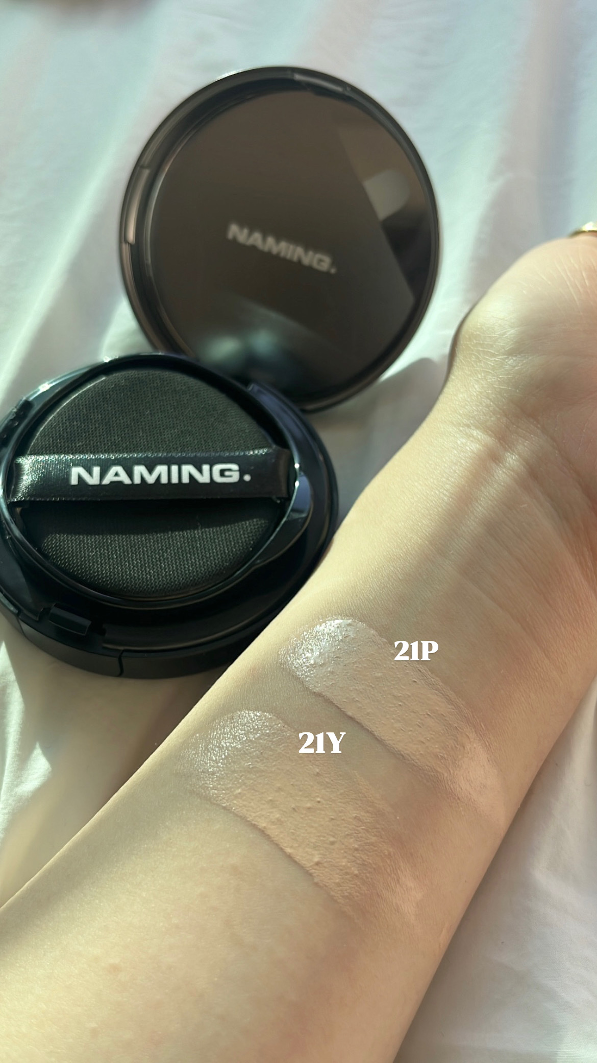 ネーミング ゼログラビティ カバーフィットクッション/NAMING./クッションファンデーションを使ったクチコミ（2枚目）