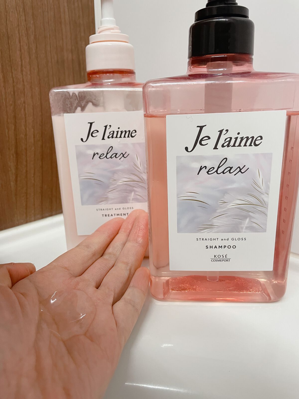 リラックス ミッドナイトリペア シャンプー/ヘアトリートメント (ストレート&グロス)/Je l'aime/市販シャンプーを使ったクチコミ(2枚目)