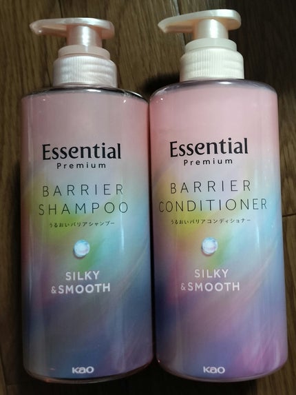 エッセンシャルプレミアム バリアシャンプー・コンディショナー シルキー&スムース/エッセンシャル/市販シャンプーを使ったクチコミ(1枚目)