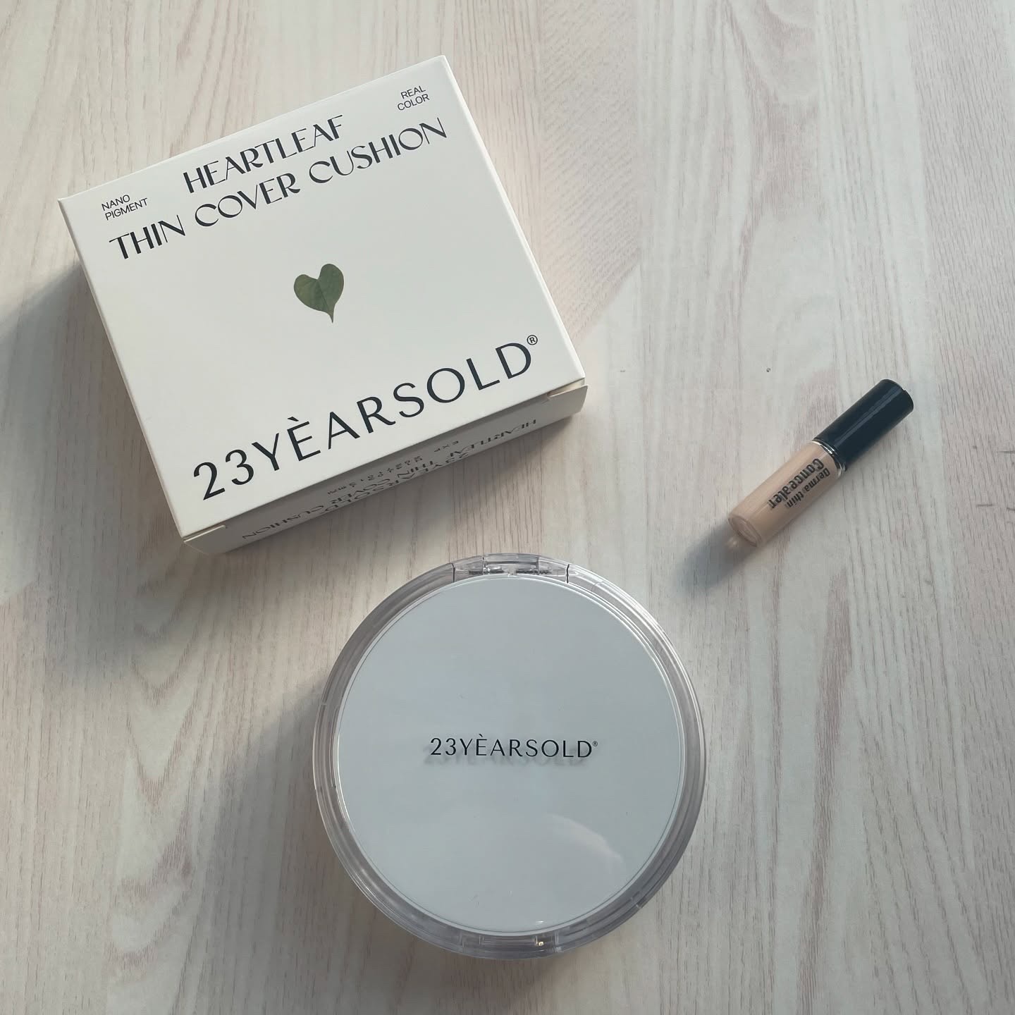 ハートリーフシーンカバークッション/23years old/クッションファンデーションを使ったクチコミ（1枚目）