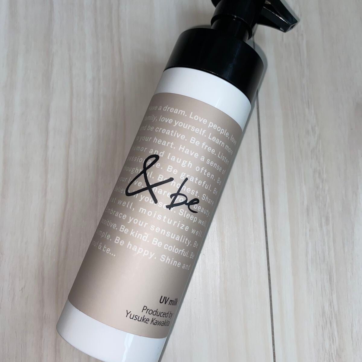 UVミルク/&be/日焼け止め・UVケアを使ったクチコミ(1枚目)