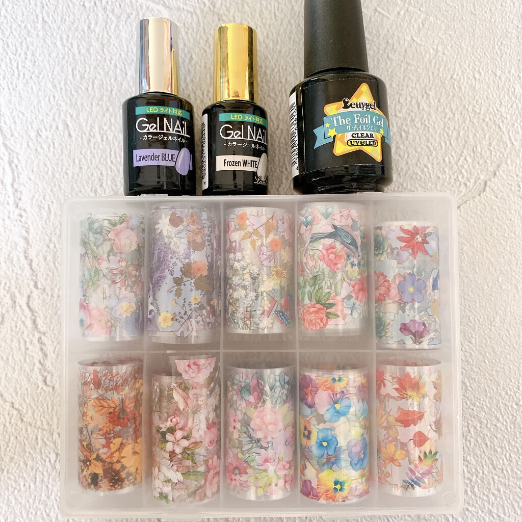 ジェルネイル（ライト対応）/セリア/ジェルネイルを使ったクチコミ（2枚目）