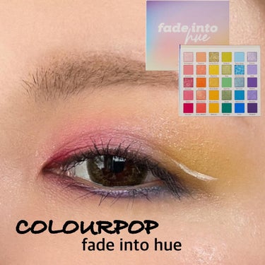 fade into hue/ColourPop/パウダーアイシャドウを使ったクチコミ（1枚目）