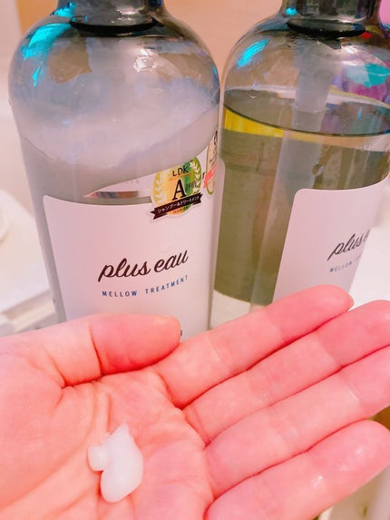 メロウシャンプー/メロウトリートメント/plus eau/市販シャンプーを使ったクチコミ(3枚目)