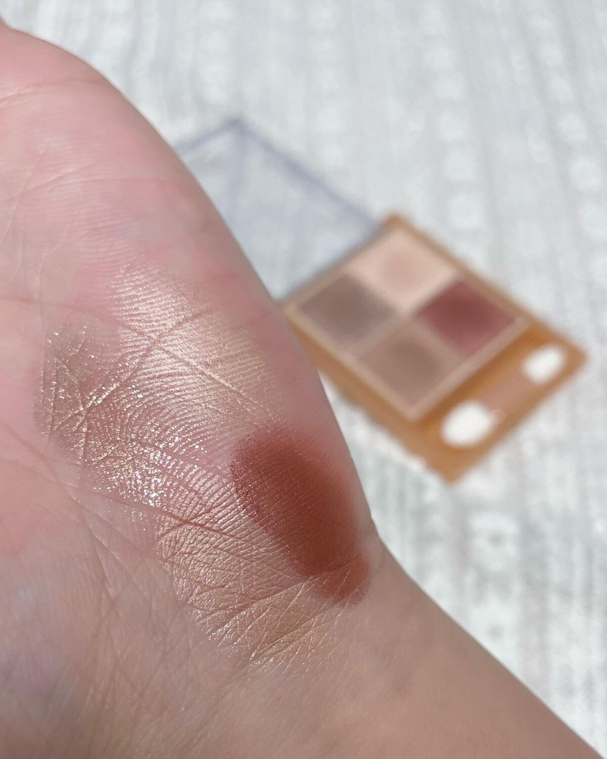 ベージュトーンアイシャドウ/CEZANNE/アイシャドウパレットを使ったクチコミ（3枚目）