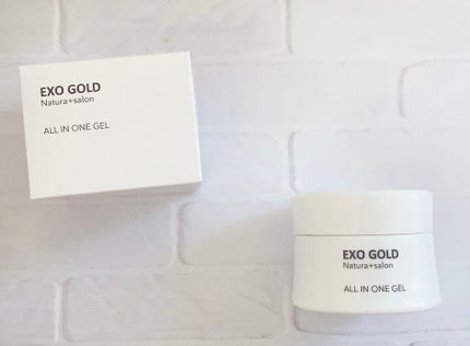 EXO GOLD オールインワンジェル 4点セット 試してみた】EXO GOLDオールインワンジェル Natura+Salonの効果