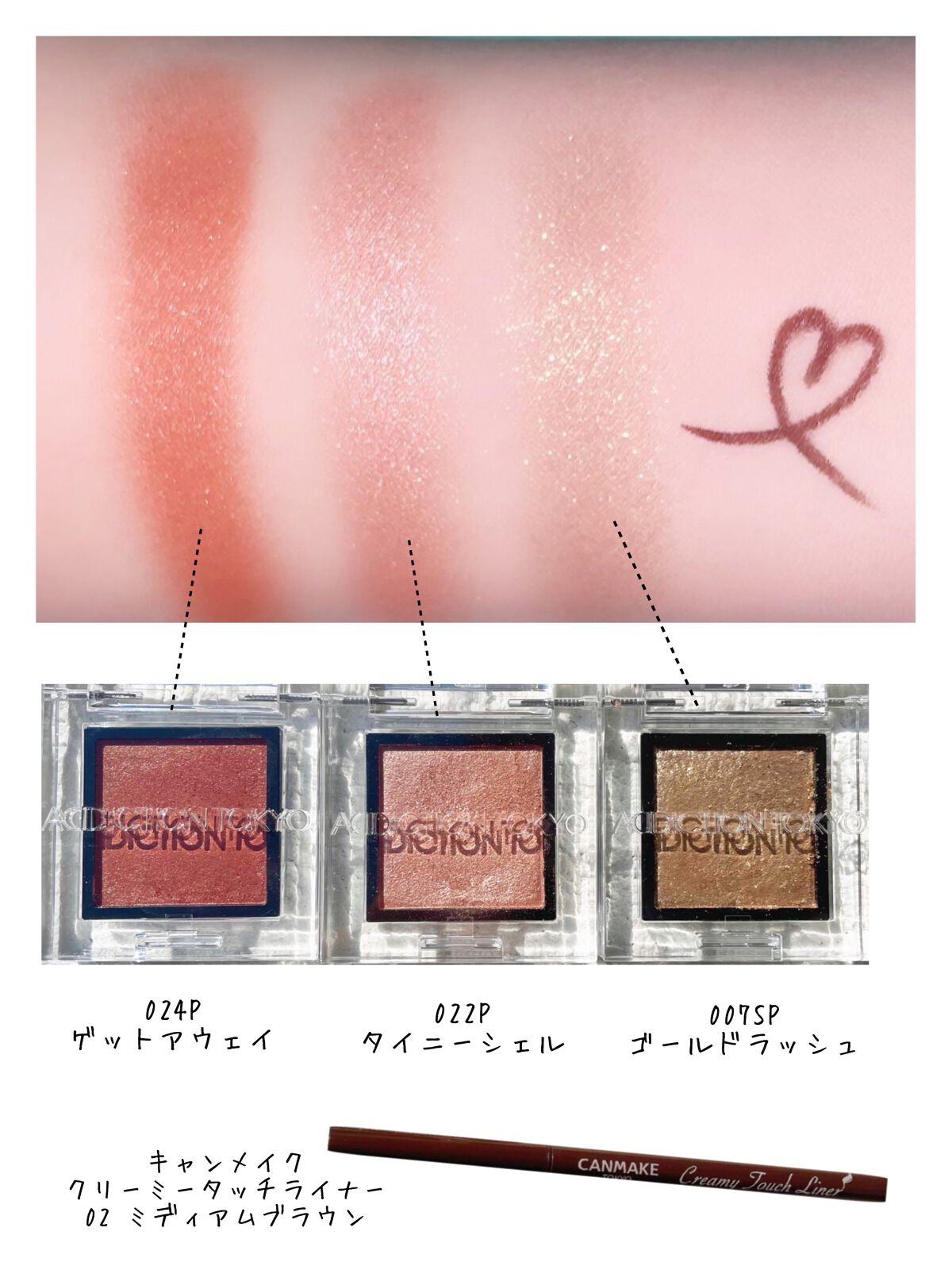 クリーミータッチライナー/キャンメイク/ジェルアイライナーを使ったクチコミ（2枚目）