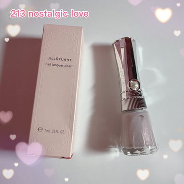 ネイルラッカー パール 213 nostalgic love/JILL STUART/マニキュアを使ったクチコミ（1枚目）