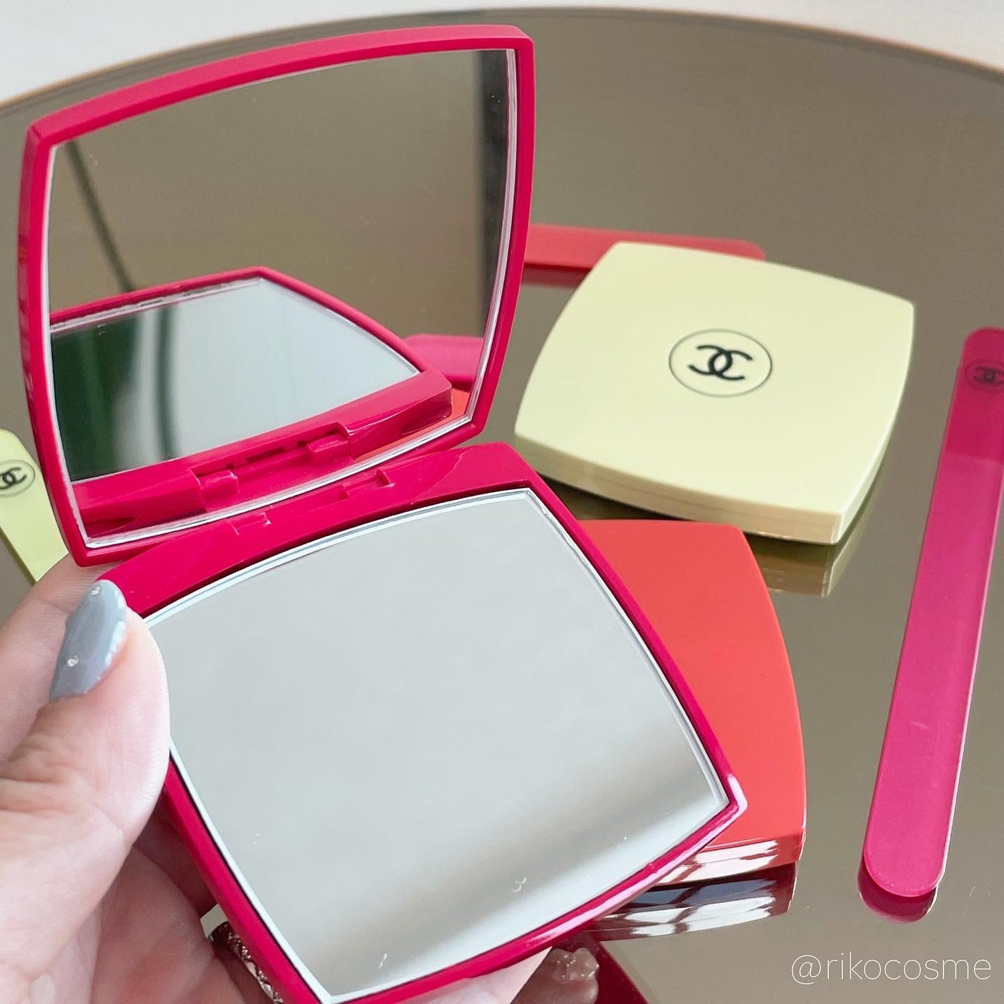 ミロワール ドゥーブル ファセット/CHANEL/その他化粧小物を使ったクチコミ(6枚目)