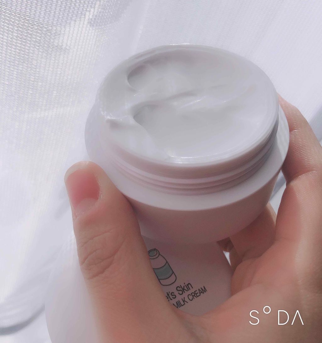 レッツスキン ホワイト ミルククリーム/SHINBEE JAPAN /フェイスクリームを使ったクチコミ(3枚目)