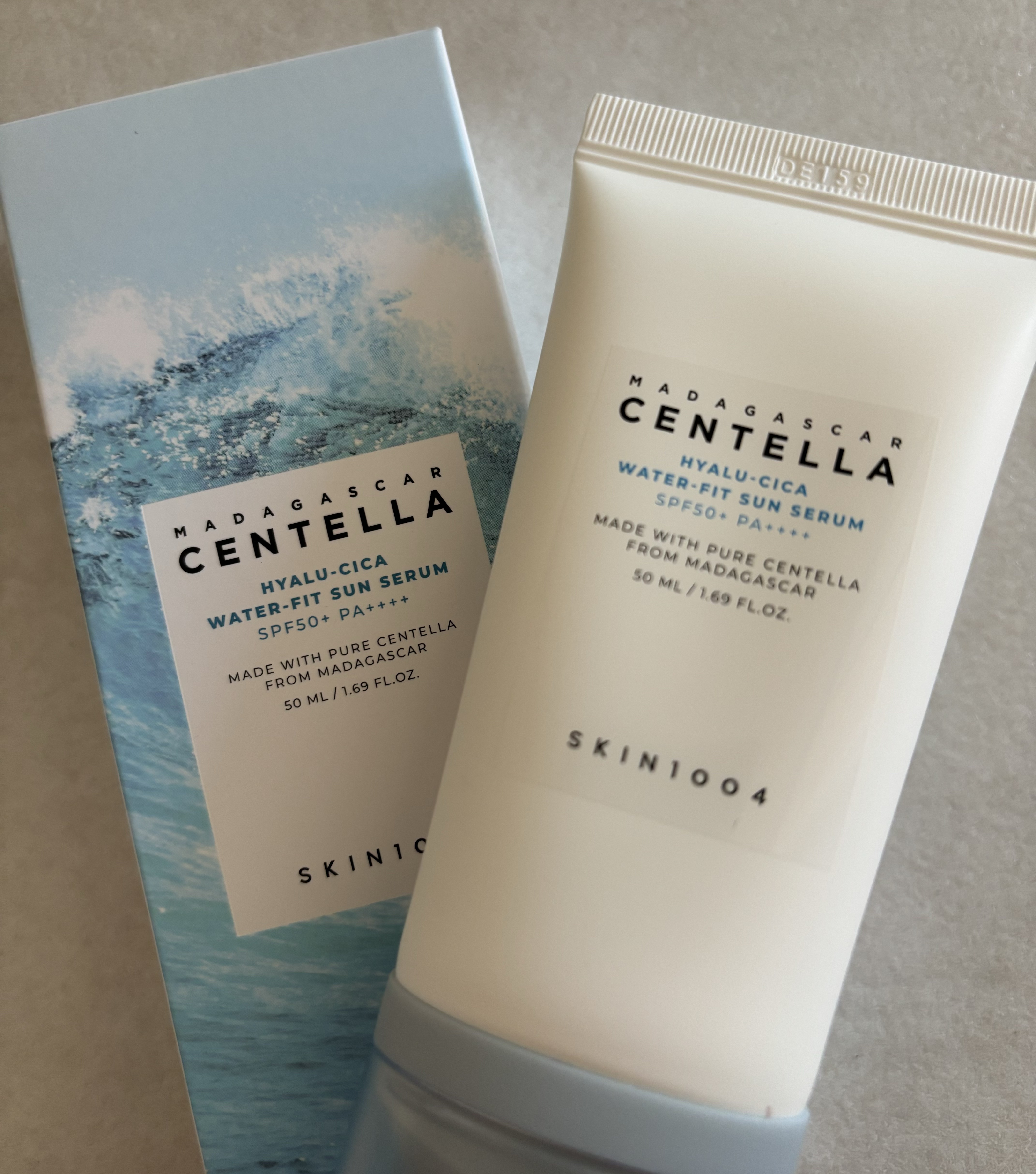 ヒアルーシカ ウォーターフィット サンセラム/SKIN1004/日焼け止めローションを使ったクチコミ（1枚目）