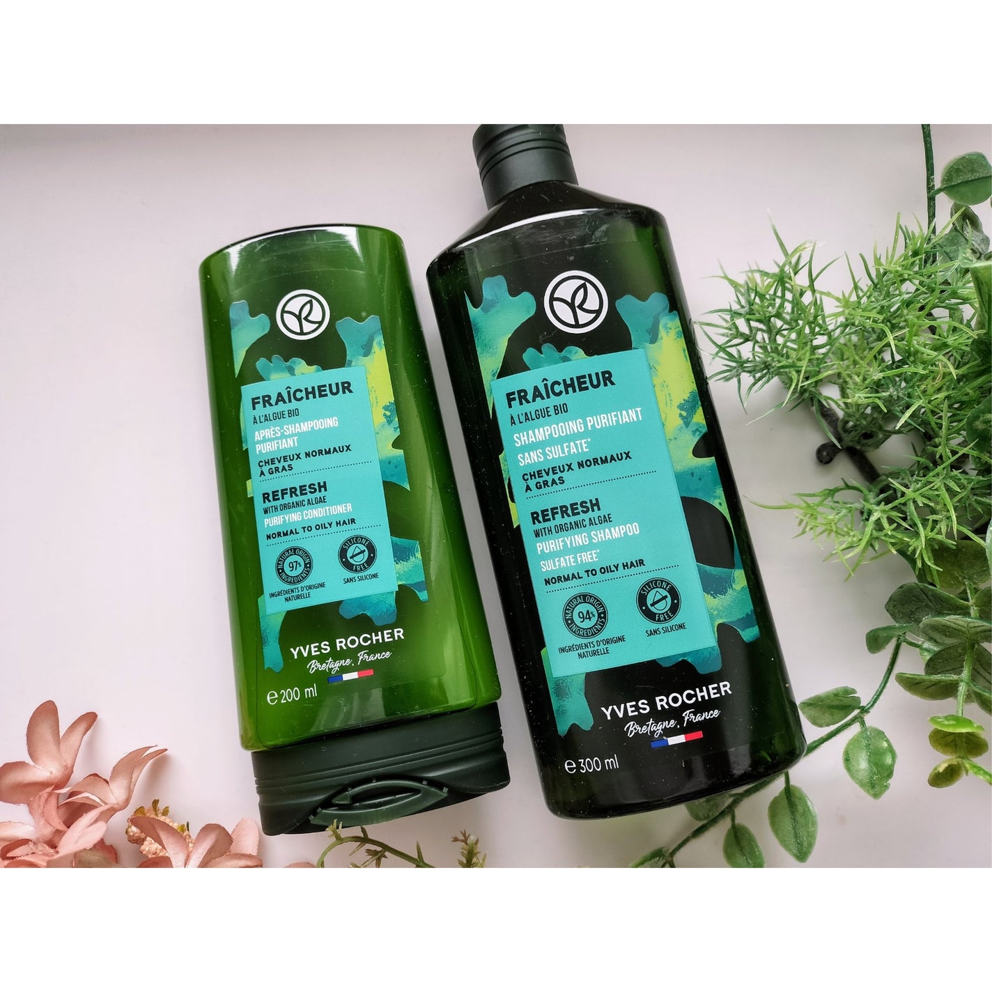 ヘルシースカルプシャンプー/コンディショナー〈ピュアリフレッシュ〉/イヴ・ロシェ/市販シャンプーを使ったクチコミ(1枚目)