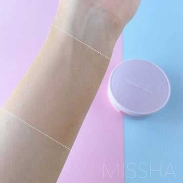 テンションパクト インテンスモイスチャー/MISSHA/クッションファンデーションを使ったクチコミ（4枚目）