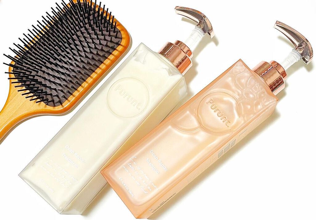 プルント ディープリペア美容液シャンプー／トリートメント/Purunt./市販シャンプーを使ったクチコミ（1枚目）