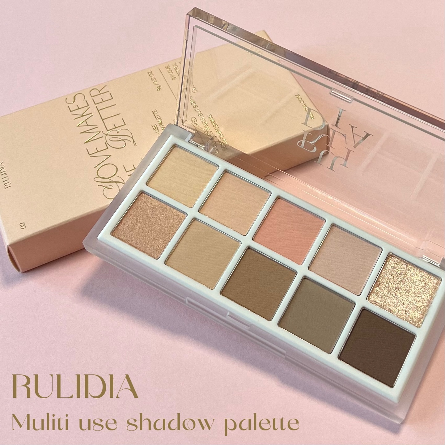 マルチユースシャドウパレット/RULIDIA/アイシャドウパレットを使ったクチコミ（1枚目）