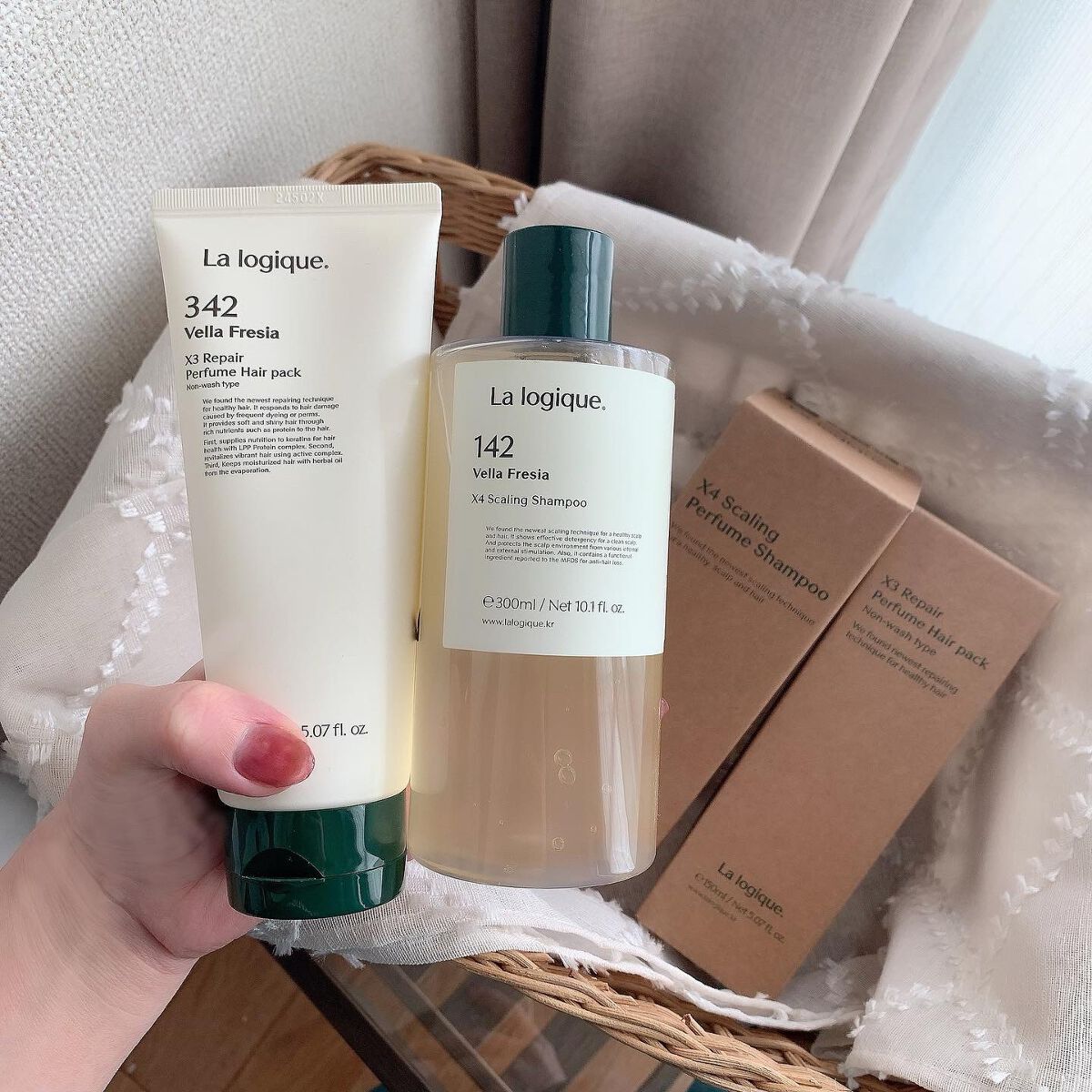 mami on LIPS 「【プレゼントにも◎お洒落すぎる韓国ヘアケア💆🏻♀️】lalo..」(1枚目)