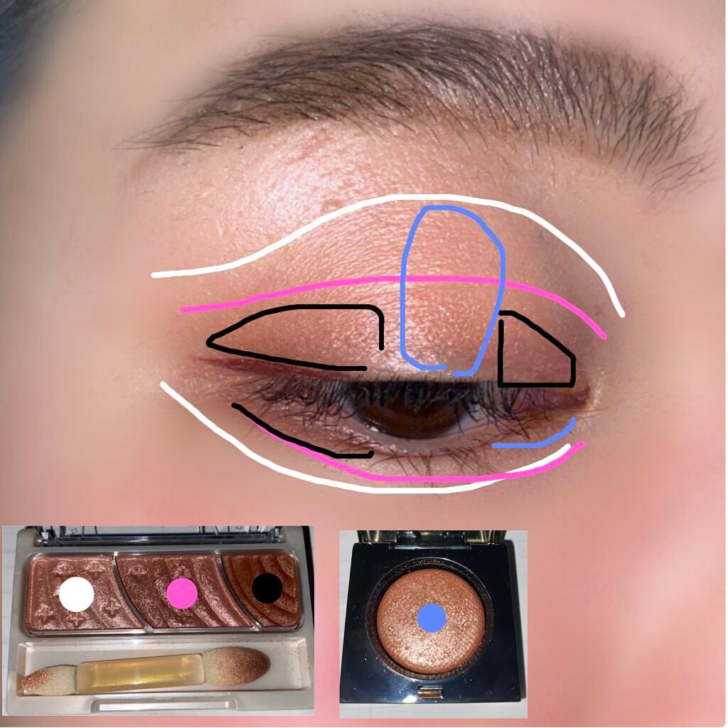 トーンアップアイシャドウ/CEZANNE/アイシャドウパレットを使ったクチコミ(2枚目)