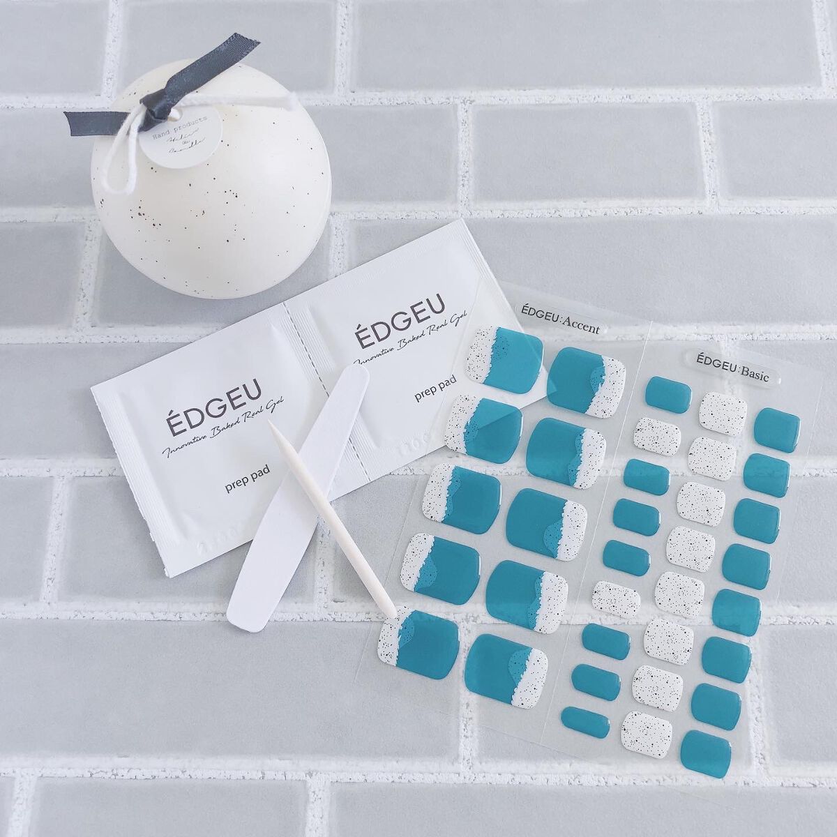 EDGEU ジェルネイルシール/EDGEU/ネイルシールを使ったクチコミ(5枚目)