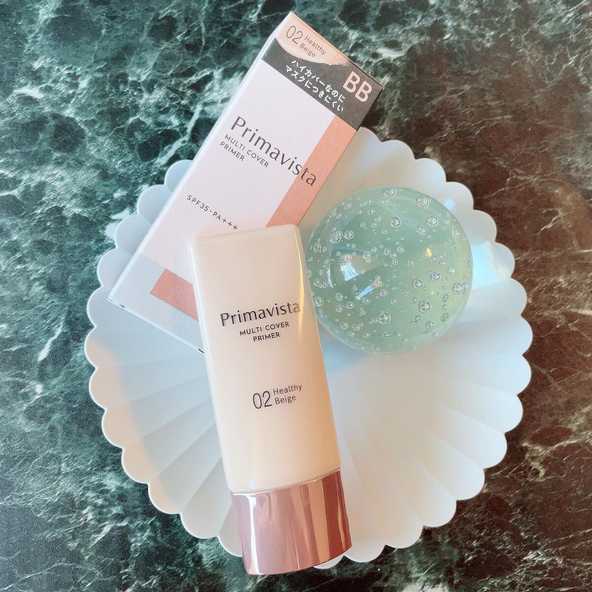 ✿

プリマヴィスタ
ジャストワン フィニッシュ✰⋆
.
1本でハイカバー&持続
プリマヴィスタから最新BB新発売✰⋆
マスクしてても、色持ちロングキープ
プリマ最新ハイカバーBB✰⋆
.
わたしは０２ ヘルシーベージュを
お試しさせていた