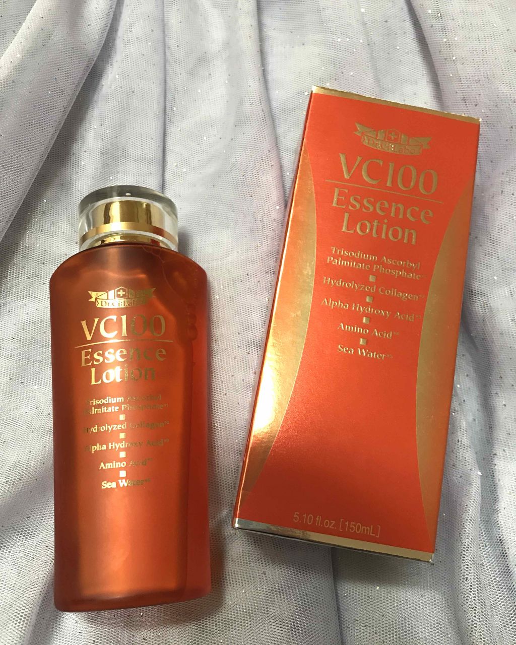 あやか🐰フォロバ(投稿ある方)のクチコミ「#ドクターシーラボ VC100エッセンスローション


こちは母からたまたまもらったものです(.....」（1枚目）