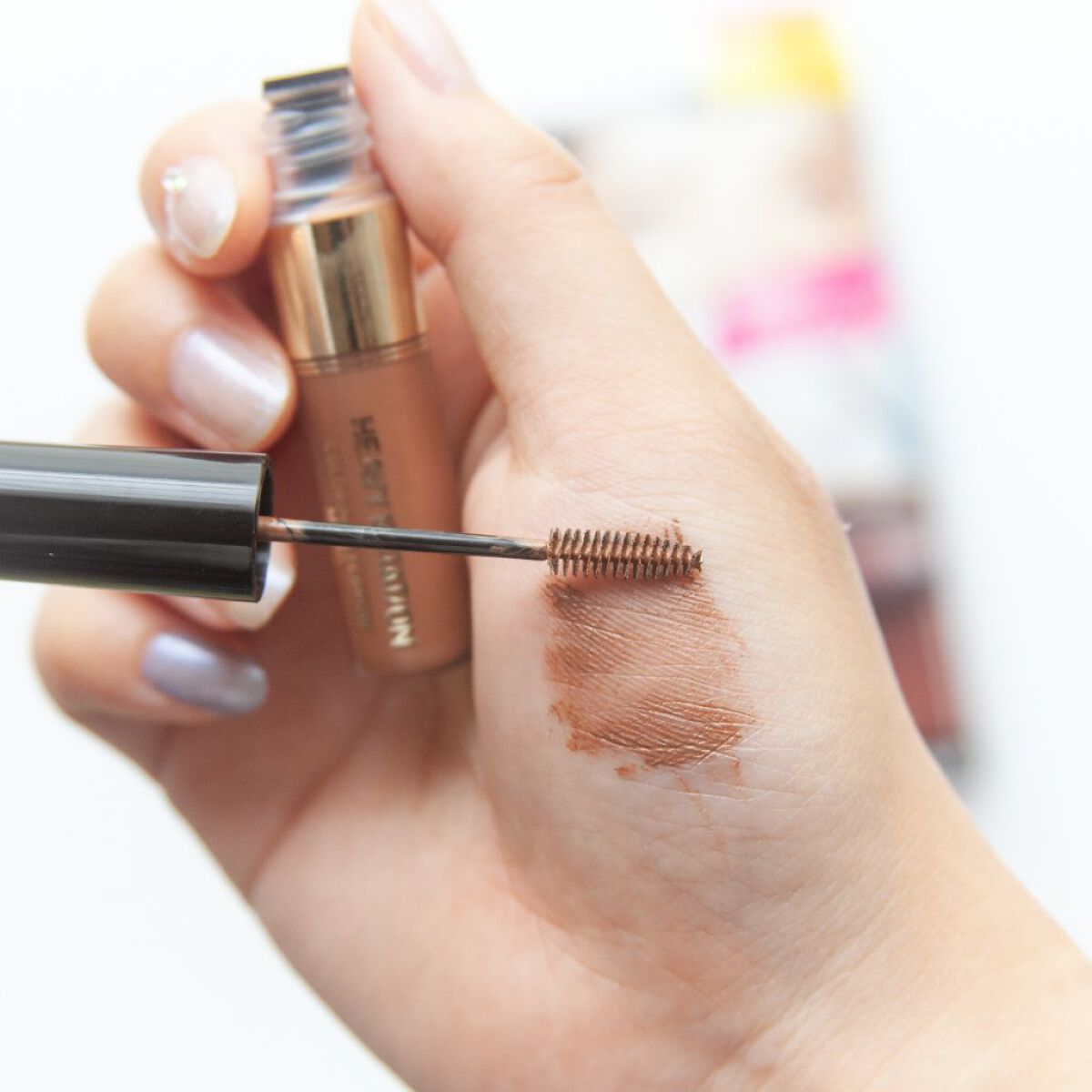 カラーリングアイブロウ マイクロ/ヘビーローテーション/眉マスカラを使ったクチコミ(3枚目)