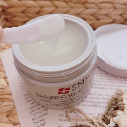 ダイヤモンドウォータースリーピングパック/SNP/フェイスクリームを使ったクチコミ(4枚目)