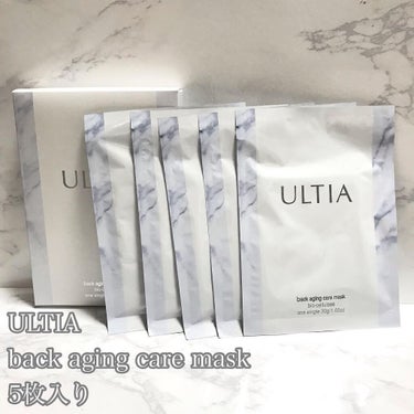 back aging care mask/ULTIA/シートマスク・パックを使ったクチコミ（2枚目）