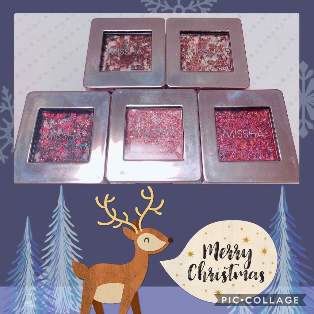 グリッタープリズム シャドウ/MISSHA/グリッターを使ったクチコミ（1枚目）