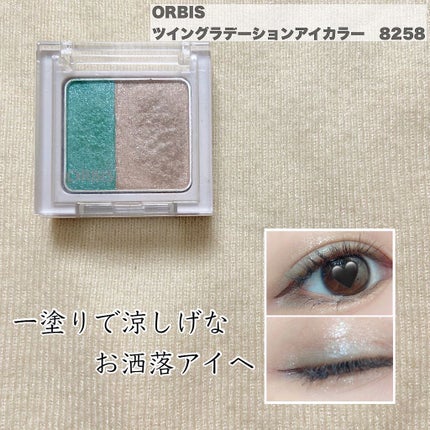 ツイングラデーションアイカラー/オルビス/アイシャドウパレットを使ったクチコミ(1枚目)