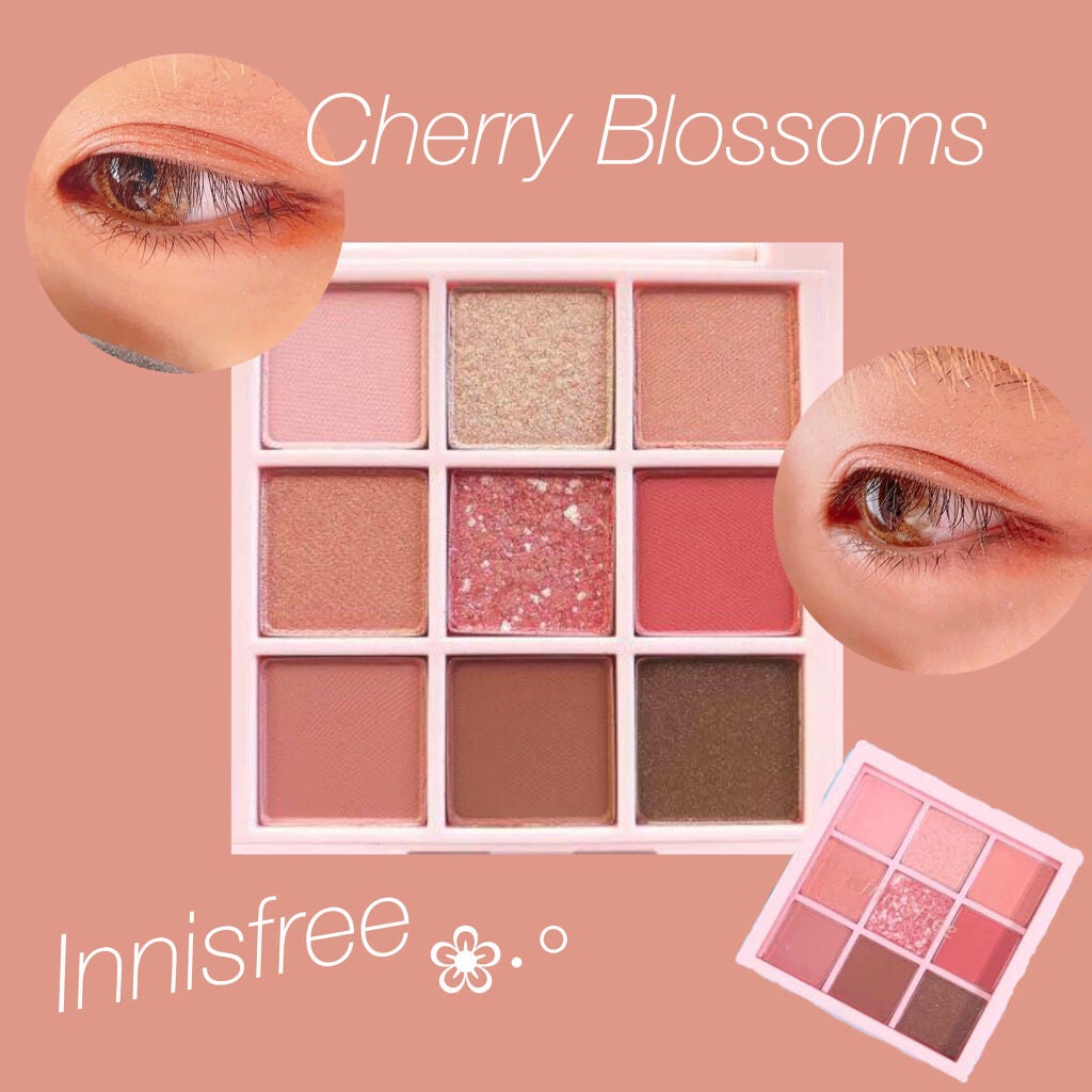 チェリーブロッサム アイシャドウ パレット 2020 Jeju Color Picker/innisfree/アイシャドウパレットを使ったクチコミ(1枚目)