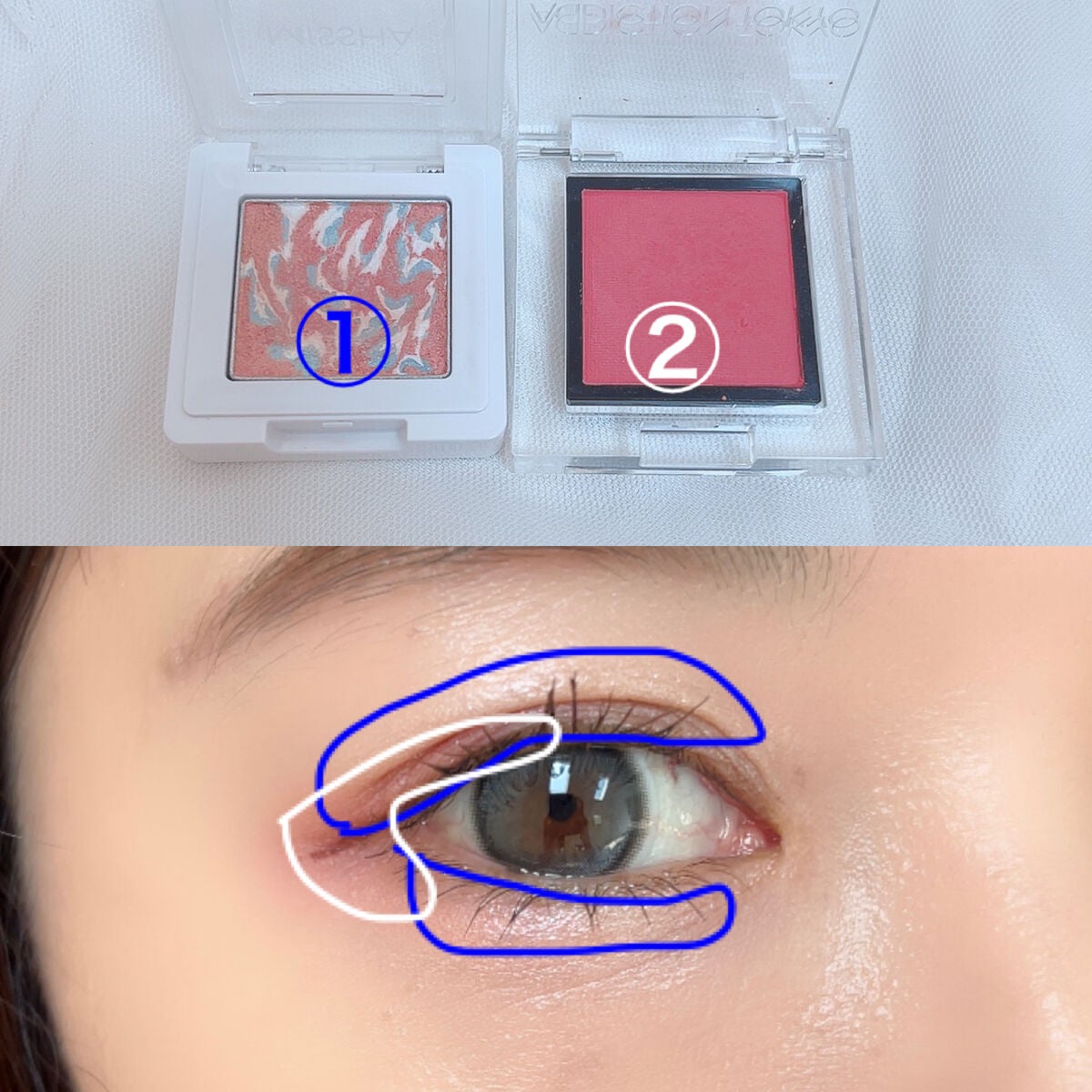 アディクション ザ アイシャドウ マット/ADDICTION/単色アイシャドウを使ったクチコミ(2枚目)