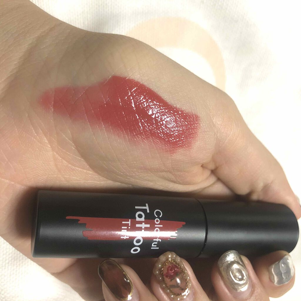 カラフルタトゥーティント/ETUDE/口紅を使ったクチコミ（2枚目）