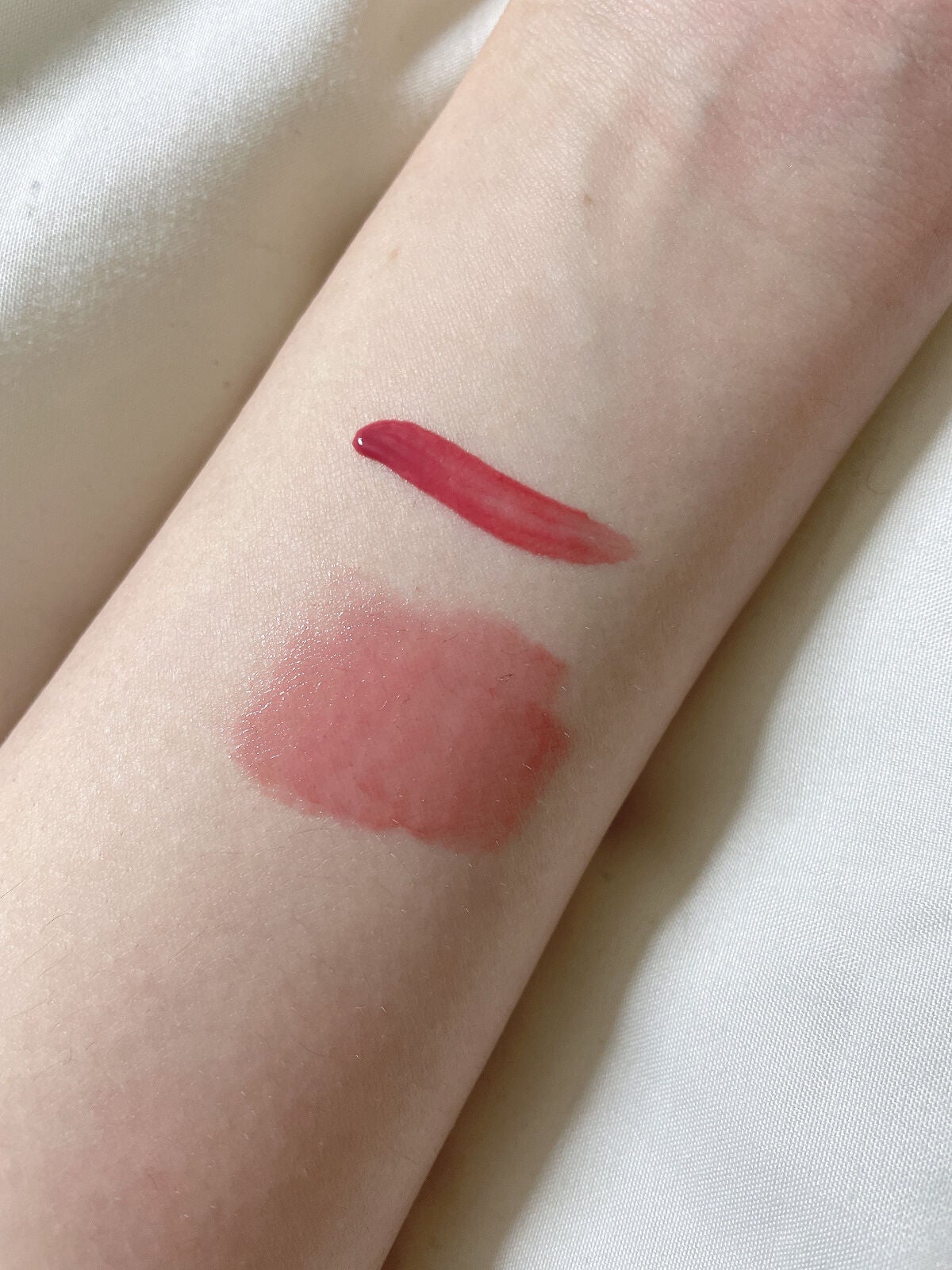 ジューシーラスティングティント/rom&nd/リップティントを使ったクチコミ(2枚目)