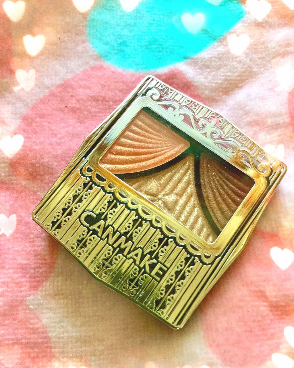 ジューシーピュアアイズ/キャンメイク/アイシャドウパレットを使ったクチコミ（1枚目）