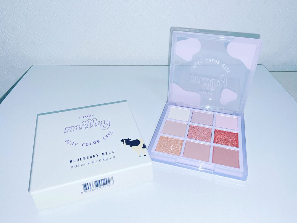 プレイカラーアイズ ≪ミルキーコレクション≫/ETUDE/アイシャドウパレットを使ったクチコミ(2枚目)