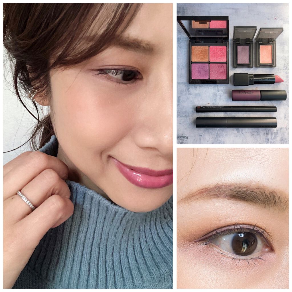 sachico on LIPS 「オレンジ×パープル×ピンクでメイク🧡💜💗〈アイシャト..」(1枚目)