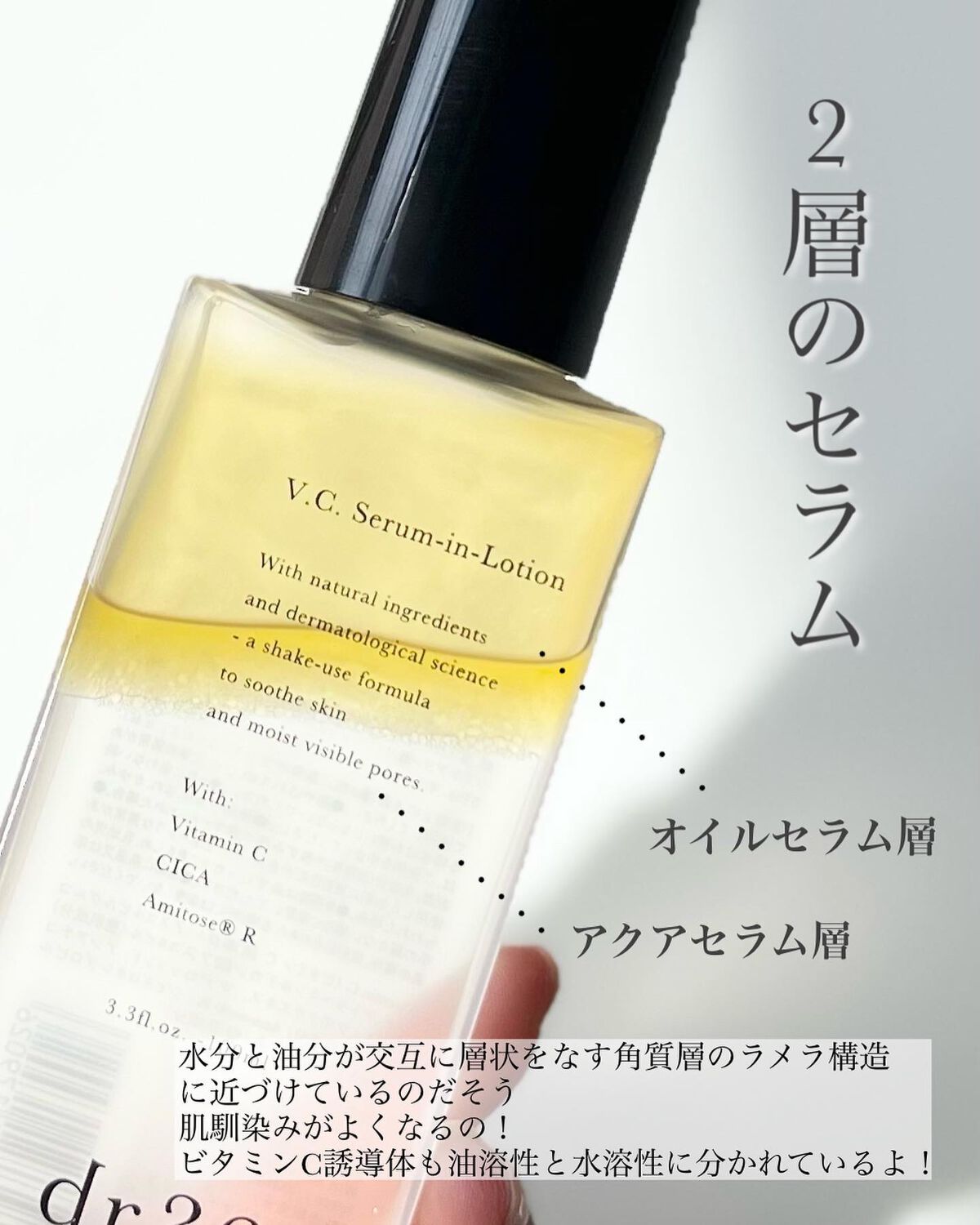 試してみた】dr365 V.C.セラムインローション(毛穴ビタミン化粧