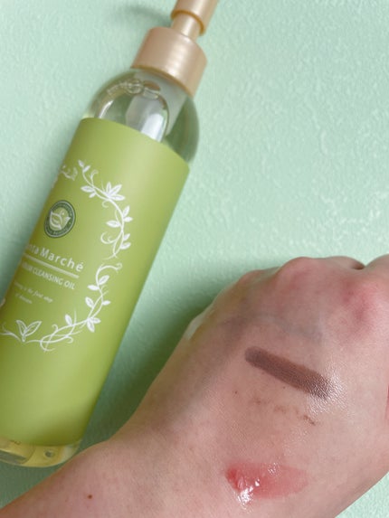 ティーセラムクレンジングオイル/サンタマルシェ/オイルクレンジングを使ったクチコミ(6枚目)