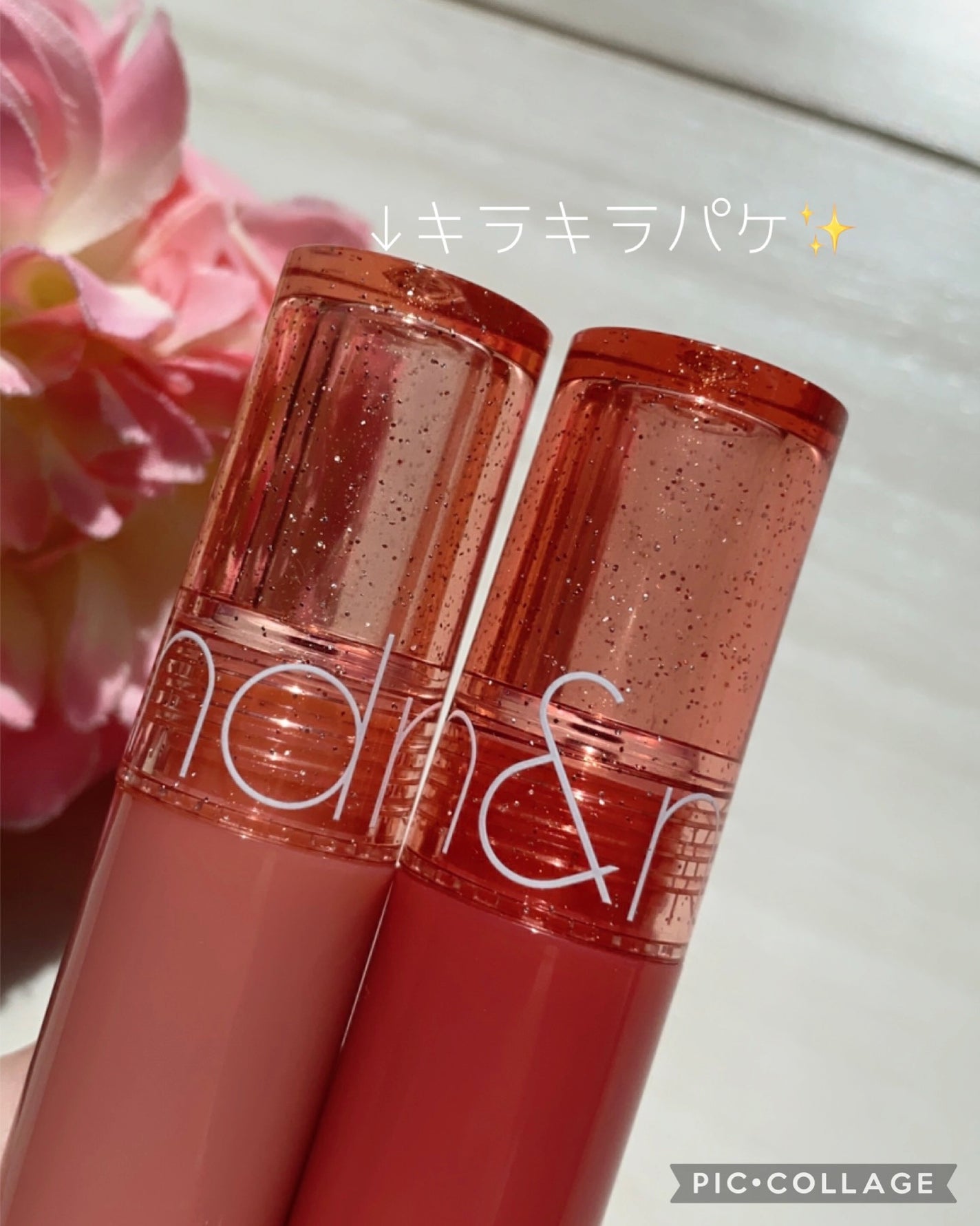 グラスティングカラーグロス/rom&nd/リップグロスを使ったクチコミ(6枚目)