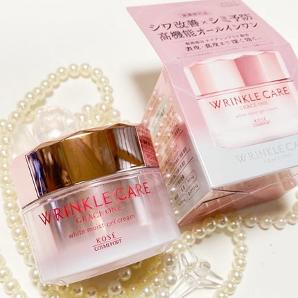 リンクルケア ホワイト モイストジェルクリーム/グレイスワン/オールインワン化粧品を使ったクチコミ(2枚目)