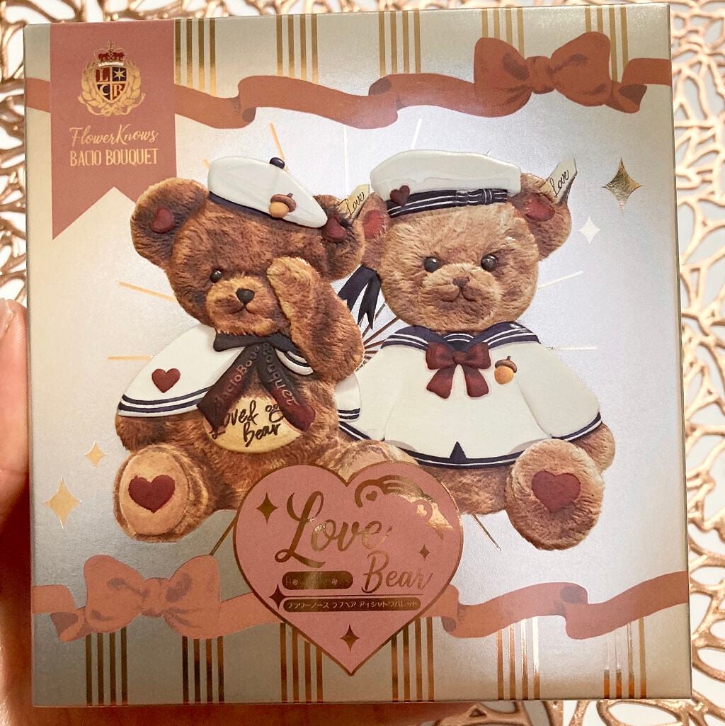 Love Bear 9色 アイシャドウパレット/FlowerKnows/アイシャドウパレットを使ったクチコミ(2枚目)