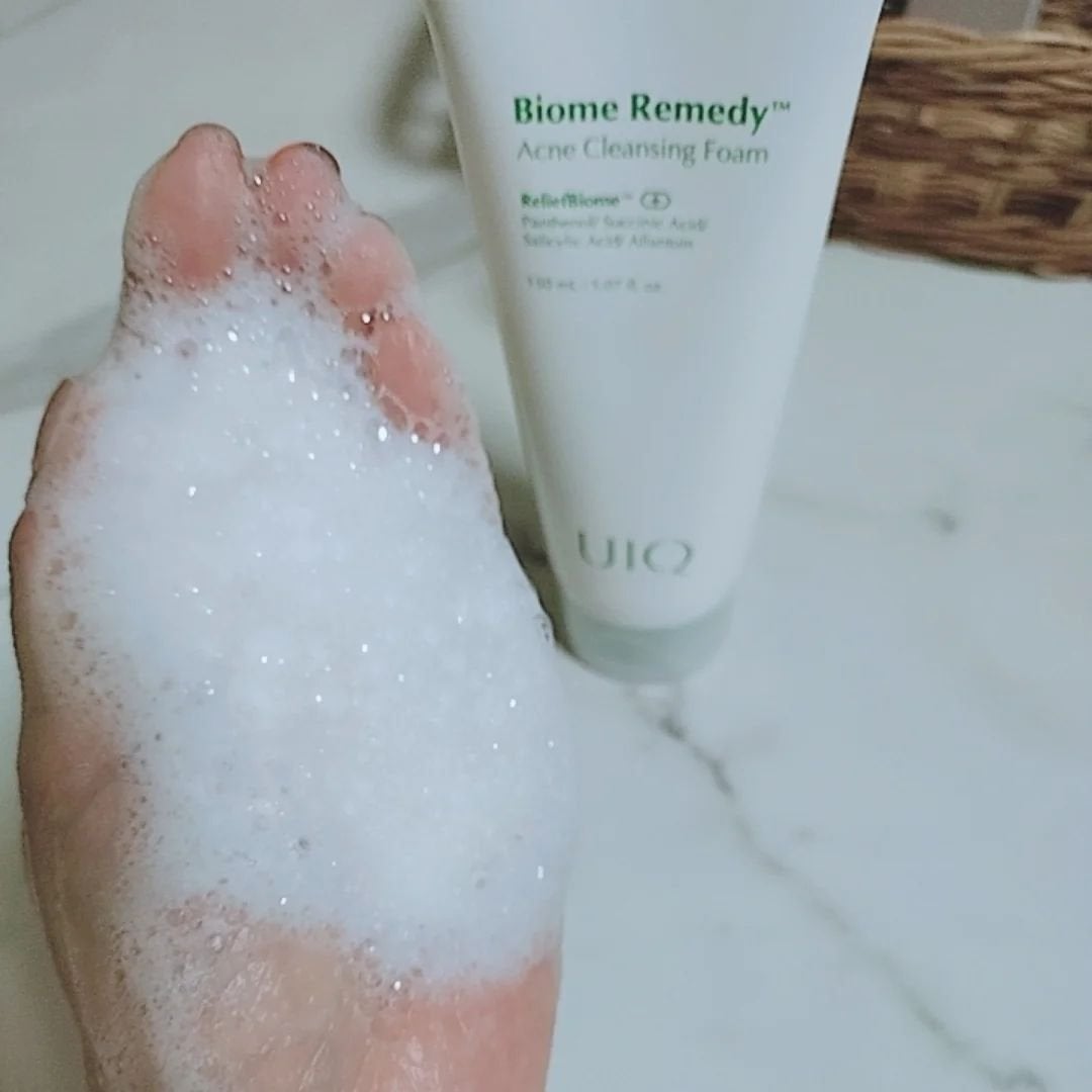 バイオームレメディアクネクレンジングフォーム/UIQ/洗顔フォームを使ったクチコミ(4枚目)