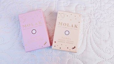 MOLAK  1Month

サクラペタル　着色直径13.3mm
全体的にピンクの色味が強いレンズで、着ける前は派手になりそうな感じがしたのですが、べったり感はなくふわふわ。グラデーションが綺麗に馴染ん