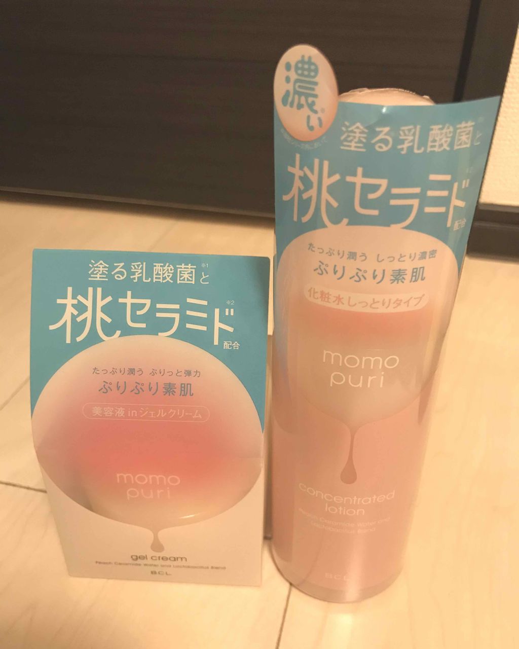 潤いジェルクリーム/ももぷり/オールインワン化粧品を使ったクチコミ(1枚目)