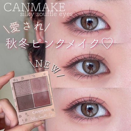 シルキースフレアイズ(マットタイプ)/キャンメイク/アイシャドウパレットを使ったクチコミ(1枚目)