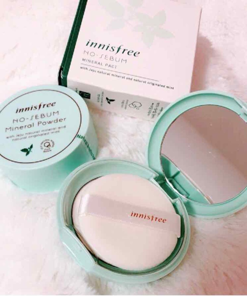 ノーセバム ミネラルパクト N/innisfree/プレストパウダーを使ったクチコミ（1枚目）
