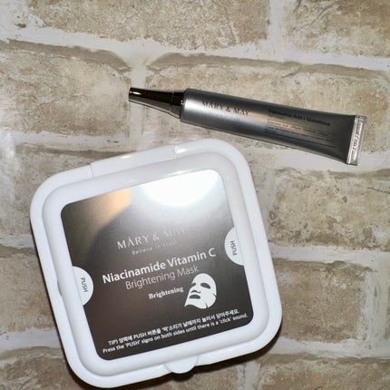 ナイアシンアミドビタミンC ブライトニングマスク/MARY&MAY/シートマスク・パックを使ったクチコミ(2枚目)