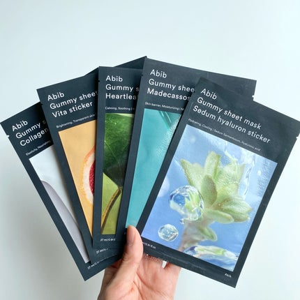 ガムシートマスク コラーゲン※10ミルク※11ステッカー/Abib /シートマスク・パックを使ったクチコミ(7枚目)