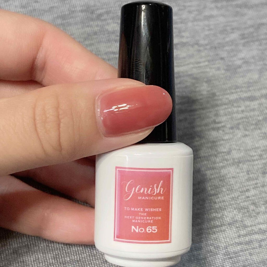 ジーニッシュ 65 ROSE HAZE ローズヘイズ/ジーニッシュマニキュア/マニキュアを使ったクチコミ（1枚目）